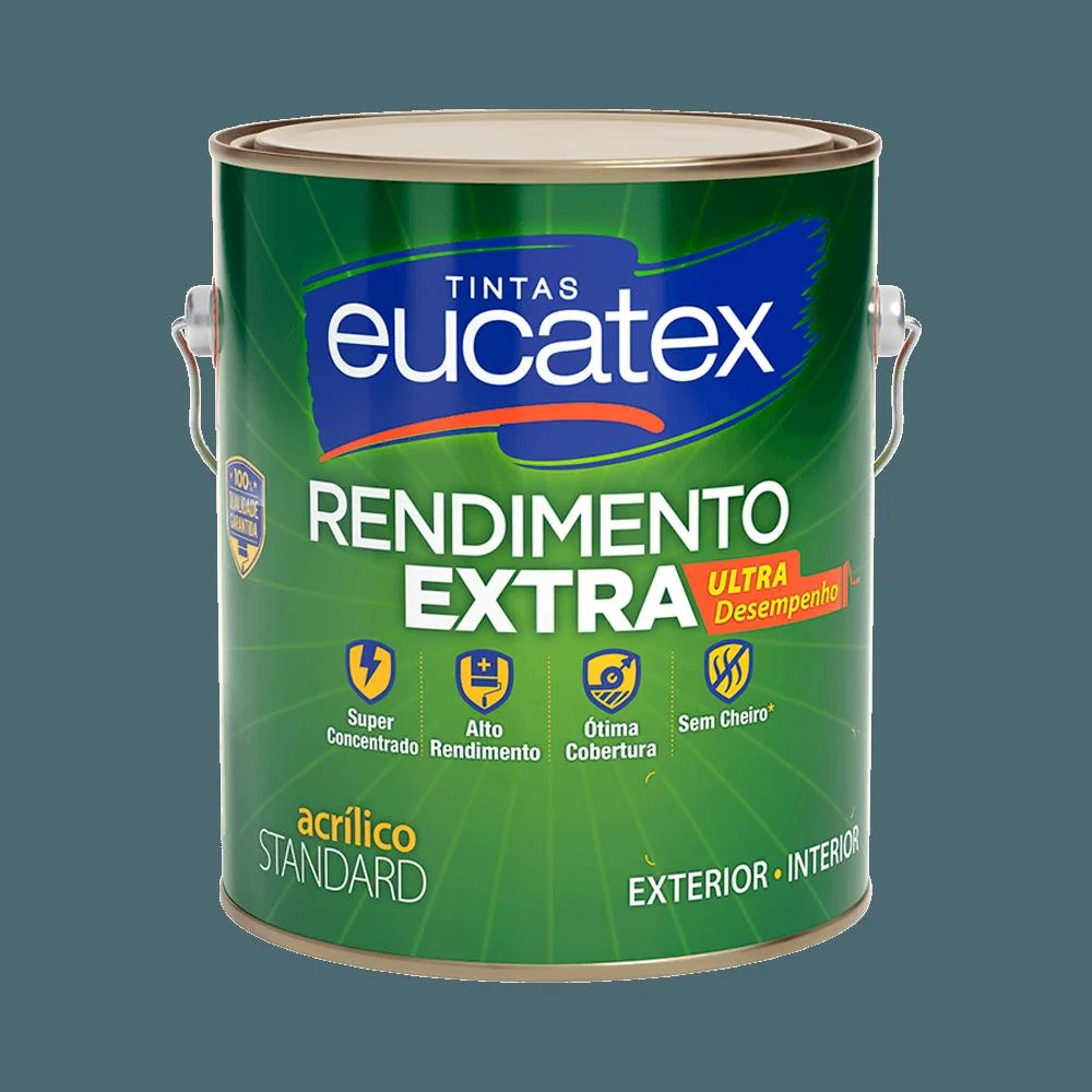 RENDIMENTO EXTRA 3,6L BRANCO EUCATEX