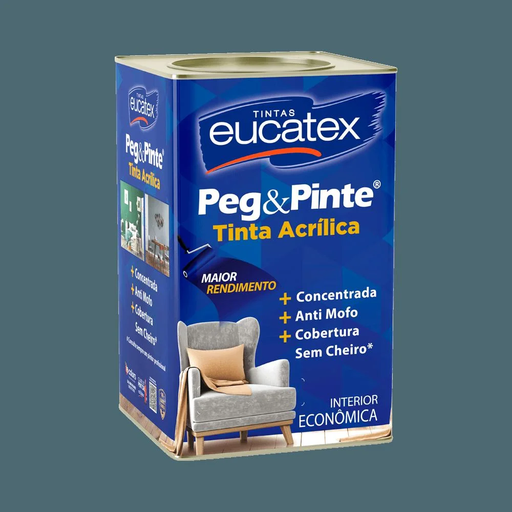 PEG & PINTE ACR 18L BRANCO GELO EUCATEX