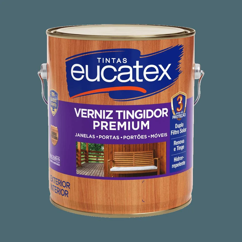 VERNIZ 3,6L TINGIDOR MOGNO EUCATEX